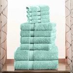 10-Piece Egyptian Cotton Plush Towel Set - Madeline