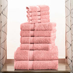 10-Piece Egyptian Cotton Plush Towel Set - Madeline