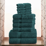 10-Piece Egyptian Cotton Plush Towel Set - Madeline
