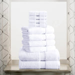 10-Piece Egyptian Cotton Plush Towel Set - Madeline