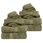 12-Piece Egyptian Cotton Plush Towel Set – Madeline