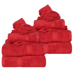 12-Piece Egyptian Cotton Plush Towel Set – Madeline