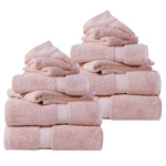 12-Piece Egyptian Cotton Plush Towel Set – Madeline