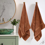 Egyptian Cotton Bath Towels Plush Absorbent Set of 2 - Madeline
