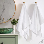 Egyptian Cotton Bath Towels Plush Absorbent Set of 2 - Madeline