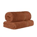 Madeline Egyptian Cotton Bath Towels - Plush Bath Sheet Set of 2