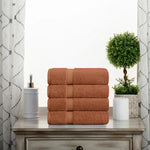 Madeline Egyptian Cotton Hand Towels 4-Piece Plush Set