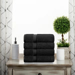 Madeline Egyptian Cotton Hand Towels 4-Piece Plush Set
