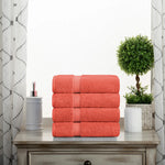 Madeline Egyptian Cotton Hand Towels 4-Piece Plush Set