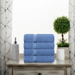 Madeline Egyptian Cotton Hand Towels 4-Piece Plush Set