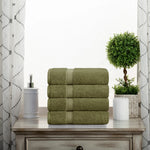Madeline Egyptian Cotton Hand Towels 4-Piece Plush Set