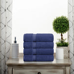 Madeline Egyptian Cotton Hand Towels 4-Piece Plush Set