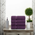Madeline Egyptian Cotton Hand Towels 4-Piece Plush Set