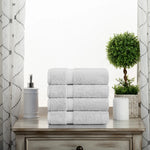 Madeline Egyptian Cotton Hand Towels 4-Piece Plush Set