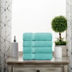 Madeline Egyptian Cotton Hand Towels 4-Piece Plush Set