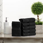 Egyptian Cotton Face Towel Set of 6 by Madeline