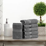 Egyptian Cotton Face Towel Set of 6 by Madeline