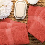Egyptian Cotton Face Towel Set of 6 by Madeline