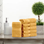 Egyptian Cotton Face Towel Set of 6 by Madeline