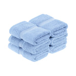 Egyptian Cotton Face Towel Set of 6 by Madeline