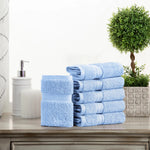 Egyptian Cotton Face Towel Set of 6 by Madeline