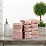 Egyptian Cotton Face Towel Set of 6 by Madeline