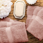 Madeline Egyptian Cotton Hand Towels 4-Piece Plush Set