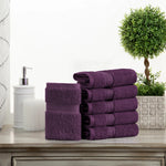 Egyptian Cotton Face Towel Set of 6 by Madeline