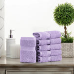 Egyptian Cotton Face Towel Set of 6 by Madeline