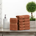 Egyptian Cotton Face Towel Set of 6 by Madeline