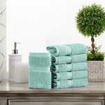 Egyptian Cotton Face Towel Set of 6 by Madeline