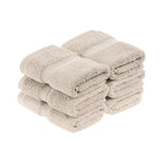 Egyptian Cotton Face Towel Set of 6 by Madeline