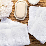 Egyptian Cotton Face Towel Set of 6 by Madeline