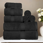 Madeline Egyptian Cotton Plush Heavyweight 8 Piece Towel Set