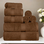Madeline Egyptian Cotton Plush Heavyweight 8 Piece Towel Set