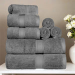 Madeline Egyptian Cotton Plush Heavyweight 8 Piece Towel Set