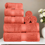 Madeline Egyptian Cotton Plush Heavyweight 8 Piece Towel Set