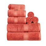 Madeline Egyptian Cotton Plush Heavyweight 8 Piece Towel Set