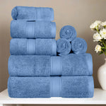 Madeline Egyptian Cotton Plush Heavyweight 8 Piece Towel Set