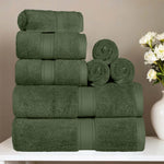 Madeline Egyptian Cotton Plush Heavyweight 8 Piece Towel Set