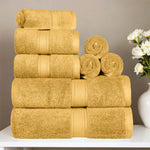 Madeline Egyptian Cotton Plush Heavyweight 8 Piece Towel Set