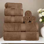 Madeline Egyptian Cotton Plush Heavyweight 8 Piece Towel Set