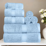 Madeline Egyptian Cotton Plush Heavyweight 8 Piece Towel Set