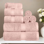 Madeline Egyptian Cotton Plush Heavyweight 8 Piece Towel Set