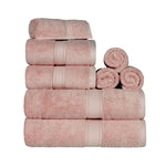 Madeline Egyptian Cotton Plush Heavyweight 8 Piece Towel Set