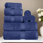 Madeline Egyptian Cotton Plush Heavyweight 8 Piece Towel Set