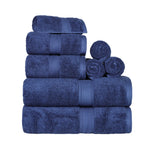 Madeline Egyptian Cotton Plush Heavyweight 8 Piece Towel Set