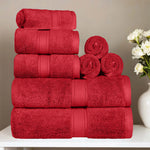 Madeline Egyptian Cotton Plush Heavyweight 8 Piece Towel Set