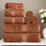 Madeline Egyptian Cotton Plush Heavyweight 8 Piece Towel Set