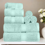 Madeline Egyptian Cotton Plush Heavyweight 8 Piece Towel Set